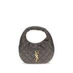Saint Laurent Gray Lamb Ovis Aries Aries Handbag
