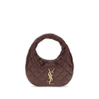Saint Laurent Brown Lamb Ovis Aries Aries Shoulder Bag