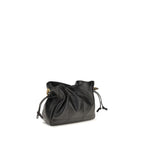 Saint Laurent Black Lamb Ovis Aries Aries Clutch Bag