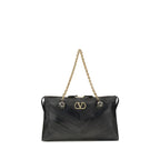 Valentino Garavani Black Lamb Ovis Aries Aries Shoulder Bag