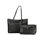 Mario Valentino Nero Poliuretano Women's Bag with Adjustable Strap