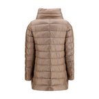 Herno Beige Polyester Full-Length Jacket