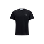 Stone Island Black Cotton T-Shirt