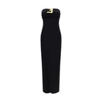 Balmain Black Viscose Cocktail Dress