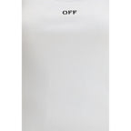 Off-White White Cotton Sleeveles T-Shirt