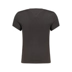 Tommy Hilfiger Black Cotton Women's T-Shirt