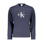 Calvin Klein Blue Cotton Men's Sweatshirt