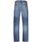 Tommy Hilfiger Blue Cotton Men's Jean Refined with Tapered Silhouette