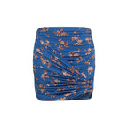 Magda Butrym Blue Polyamide Mini Skirt