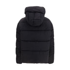 PINKO Black Nylon Full-Length Jacket