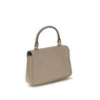 Tory Burch Beige Calf Leather Bos Taurus Handbag