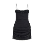 Magda Butrym Black Silk Cocktail Dress