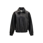 Magda Butrym Black Lambskin Leather Jacket