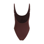 Magda Butrym Bordeaux Polyamide One-Piece Swimsuit