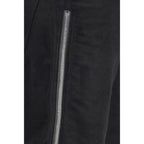 Rick Owens Black Wool Oves Aries Straight-Leg Jeans