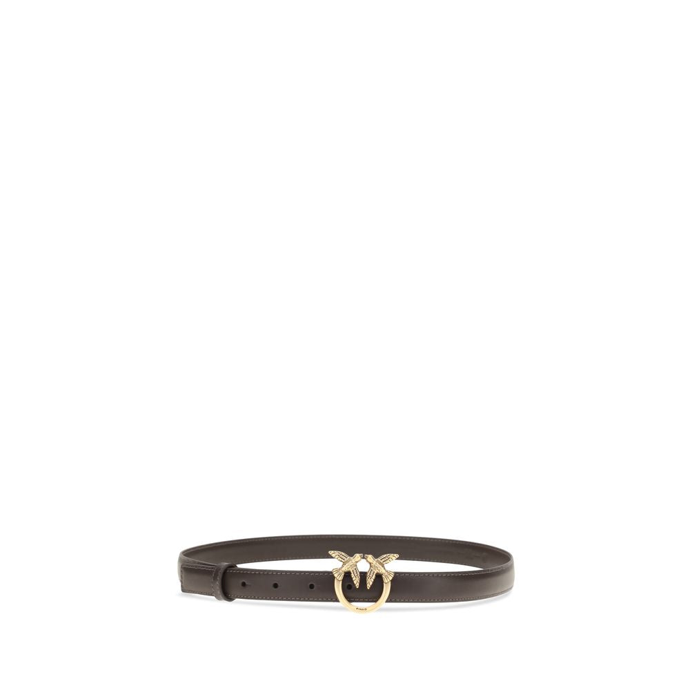 PINKO Bicolor Calf Leather Bos Taurus Regular Belt