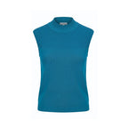 Malo Blue Silk Women Sweater
