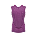 Malo Purple Linen Women Tank