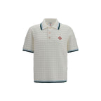 Casablanca White Cotton Polo Shirt