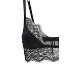 Dolce & Gabbana Black Silk Bra