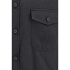 MM6 Gray Wool Oves Aries Shirt