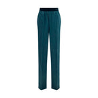 Tom Ford Blue Silk Casual Pants
