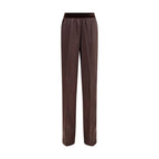 Tom Ford Brown Silk Casual Pants