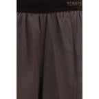 Tom Ford Brown Silk Casual Pants