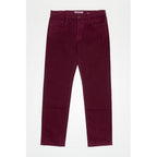 Bikkembergs Bordeaux Cotton Slim Fit Jeans