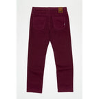 Bikkembergs Bordeaux Cotton Slim Fit Jeans