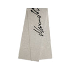 MM6 Gray Wool Oves Aries Scarf