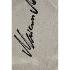 MM6 Gray Wool Oves Aries Scarf