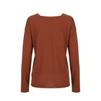 Malo Brown Cotton Women's Sweater