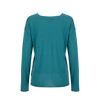 Malo Blue Cotton Women's Sweater