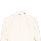 Brunello Cucinelli White Viscose Blazer