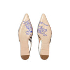 Burberry Brown Fabric Ballet Flats
