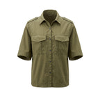 Mr&Mrs Italy Green Cotton Women Shirt