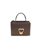 Coccinelle Brown Calf Leather Bos Taurus Handbag