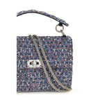 Valentino Garavani Blue Fabric Handbag