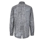Mr&Mrs Italy Grey Viscose Men Shirt