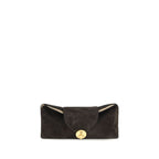 Versace Brown Calf Leather Bos Taurus Shoulder Bag