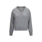 Brunello Cucinelli Gray Cashmere Sweater