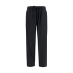 MM6 Black Polyester Casual Pants