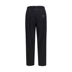 MM6 Black Polyester Casual Pants
