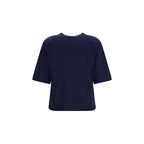 Loulou De Saison Blue Cashmere T-Shirt