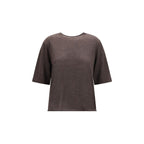 Loulou De Saison Brown Cashmere T-Shirt