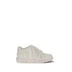 Off-White White Calf Leather Bos Taurus Low Top Sneakers