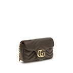 Gucci Brown Calf Leather Bos Taurus Handbag