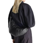 Lemaire Black Lamb Leather Shoulder Bag