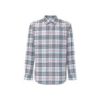 Burberry Blue Cotton Dress Shirt
